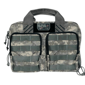 The Quad Range Bag features a practical way of storing up to four pistols and bringing along various shooting essentials.